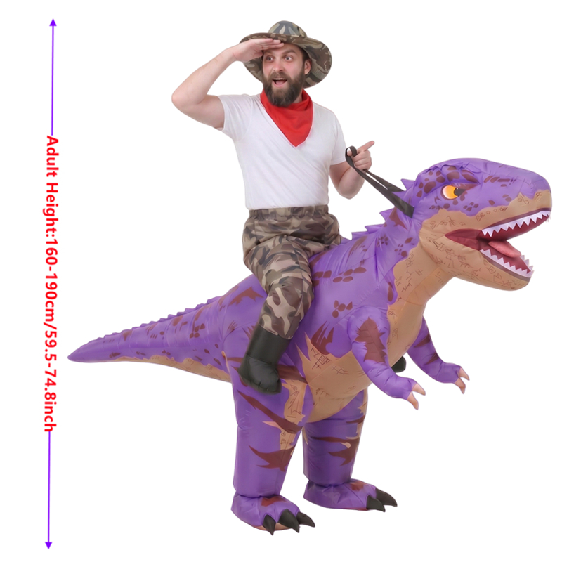Fantástico fato insuflável de  - Inflatable Dinosaur Costume Adult avaliação e preço