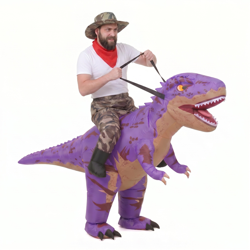 Fantástico fato insuflável de  - Inflatable Dinosaur Costume Adult avaliação e preço