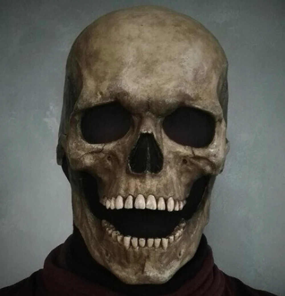 Máscara de crânio de látex de  - Led Purge Mask Halloween avaliação e preço